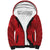 Custom Tunisia Football Sherpa Hoodie Red Eagles of Carthage - Wonder Print Shop