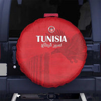 Tunisia Football Spare Tire Cover Red Eagles of Carthage - Wonder Print Shop