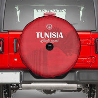 Tunisia Football Spare Tire Cover Red Eagles of Carthage - Wonder Print Shop