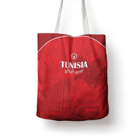 Tunisia Football Tote Bag Red Eagles of Carthage - Wonder Print Shop