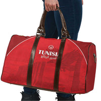 Tunisia Football Travel Bag Red Eagles of Carthage - Wonder Print Shop