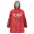 Custom Tunisia Football Wearable Blanket Hoodie Red Eagles of Carthage - Wonder Print Shop