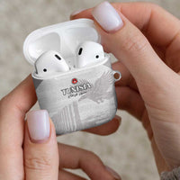 Tunisia Football AirPods Case White Eagles of Carthage - Wonder Print Shop