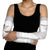 Custom Tunisia Football Arm Sleeves White Eagles of Carthage - Wonder Print Shop