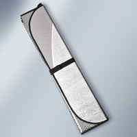 Tunisia Football Auto Sun Shade White Eagles of Carthage - Wonder Print Shop