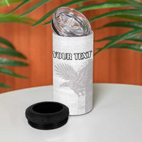 Custom Tunisia Football 4 in 1 Can Cooler Tumbler White Eagles of Carthage - Wonder Print Shop
