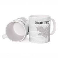 Custom Tunisia Football Ceramic Mug White Eagles of Carthage - Wonder Print Shop