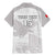 Custom Tunisia Football Family Matching Mermaid Dress and Hawaiian Shirt White Eagles of Carthage - Wonder Print Shop