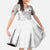 Custom Tunisia Football Family Matching Puletasi and Hawaiian Shirt White Eagles of Carthage - Wonder Print Shop