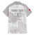 Custom Tunisia Football Family Matching Tank Maxi Dress and Hawaiian Shirt White Eagles of Carthage - Wonder Print Shop