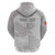 Custom Tunisia Football Hoodie White Eagles of Carthage - Wonder Print Shop