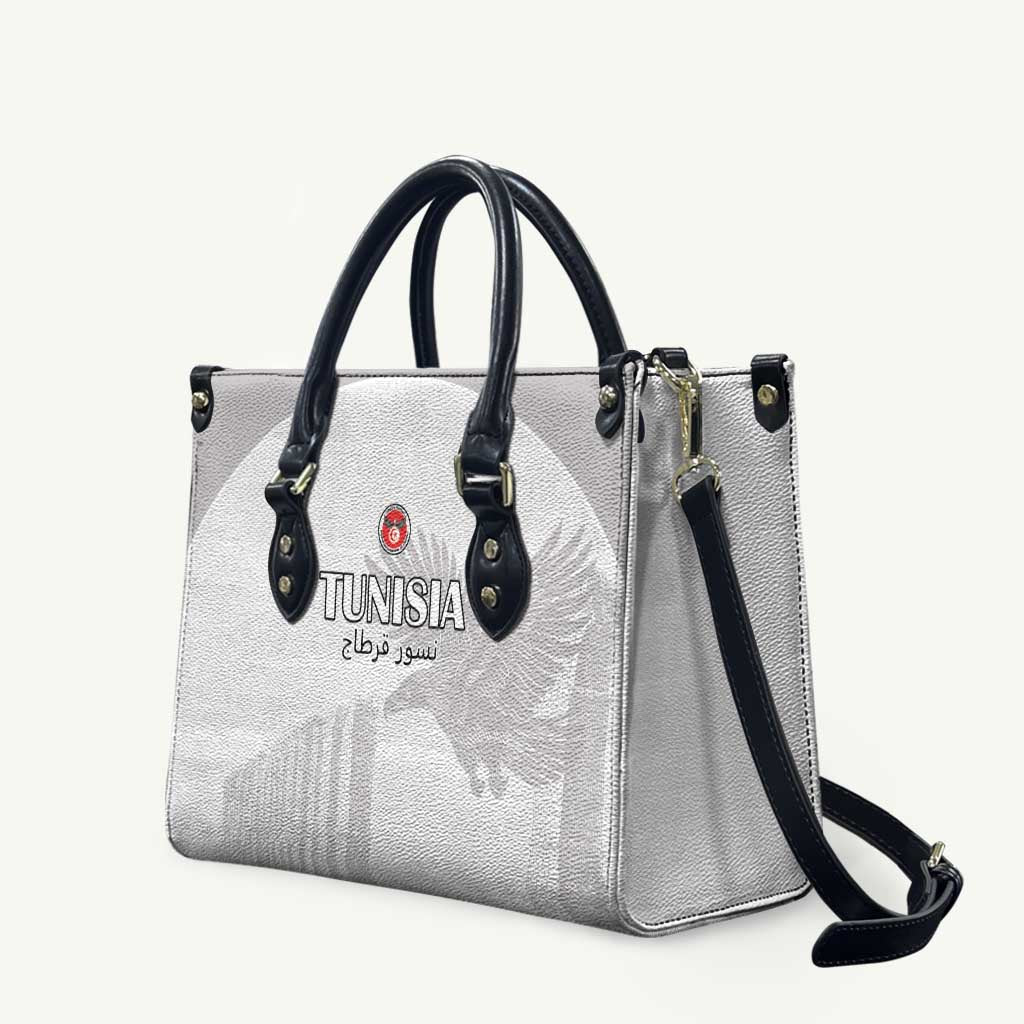 Tunisia Football Leather Bag White Eagles of Carthage - Wonder Print Shop