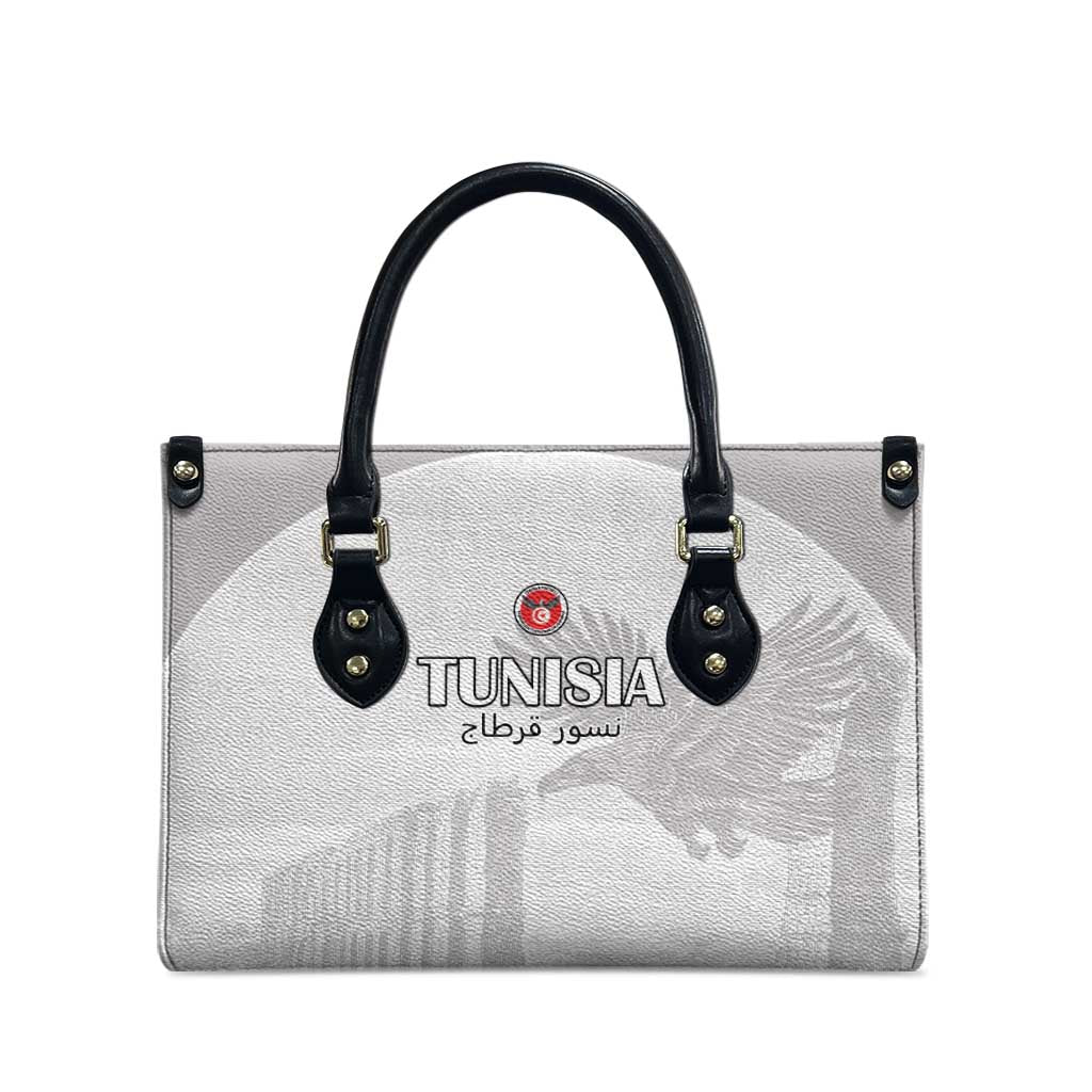 Tunisia Football Leather Bag White Eagles of Carthage - Wonder Print Shop