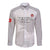Custom Tunisia Football Long Sleeve Button Shirt White Eagles of Carthage - Wonder Print Shop