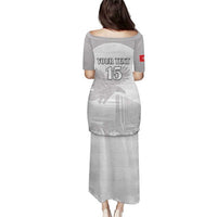 Custom Tunisia Football Puletasi White Eagles of Carthage - Wonder Print Shop