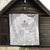 Tunisia Football Quilt White Eagles of Carthage - Wonder Print Shop