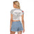 Custom Tunisia Football Raglan Cropped T Shirt White Eagles of Carthage - Wonder Print Shop