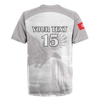 Custom Tunisia Football Rugby Jersey White Eagles of Carthage - Wonder Print Shop