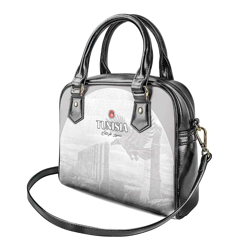 Tunisia Football Shoulder Handbag White Eagles of Carthage - Wonder Print Shop