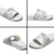 Tunisia Football Slide Sandals White Eagles of Carthage - Wonder Print Shop