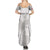 Custom Tunisia Football Summer Maxi Dress White Eagles of Carthage - Wonder Print Shop
