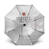 Tunisia Football Umbrella White Eagles of Carthage - Wonder Print Shop