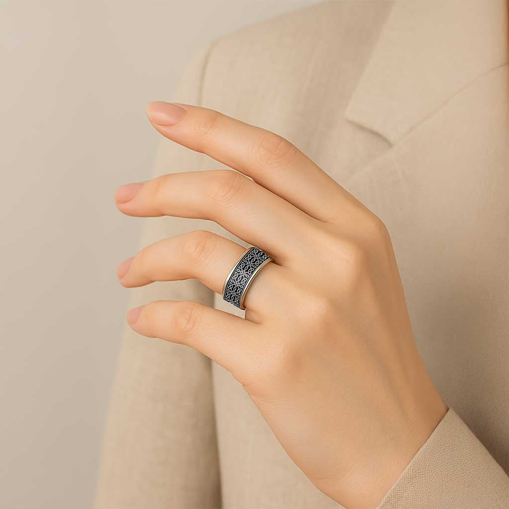 Celtic Knot Pattern Ver3 Classic Ring - Wonder Print Shop