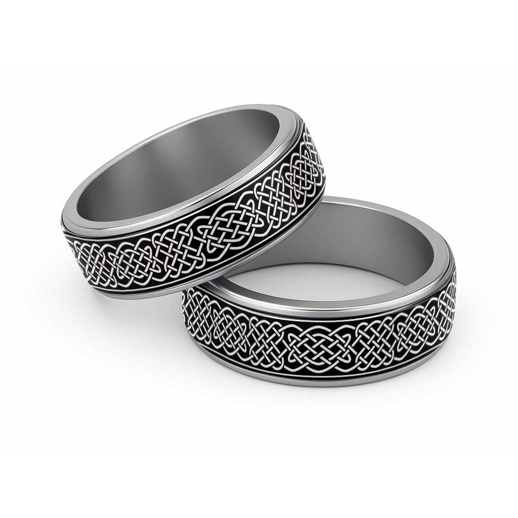 Celtic Knot Pattern Ver4 Classic Ring - Wonder Print Shop