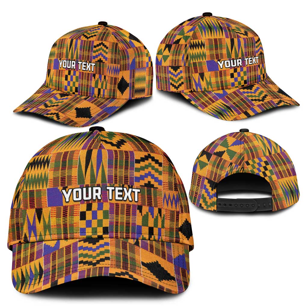 Kente African Pattern Classic Cap - Wonder Print Shop