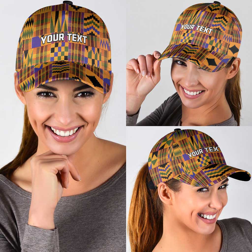 Kente African Pattern Classic Cap - Wonder Print Shop