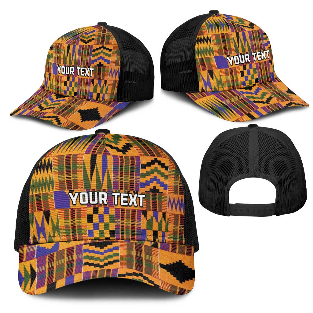 Kente African Pattern Mesh Trucker Cap - Wonder Print Shop