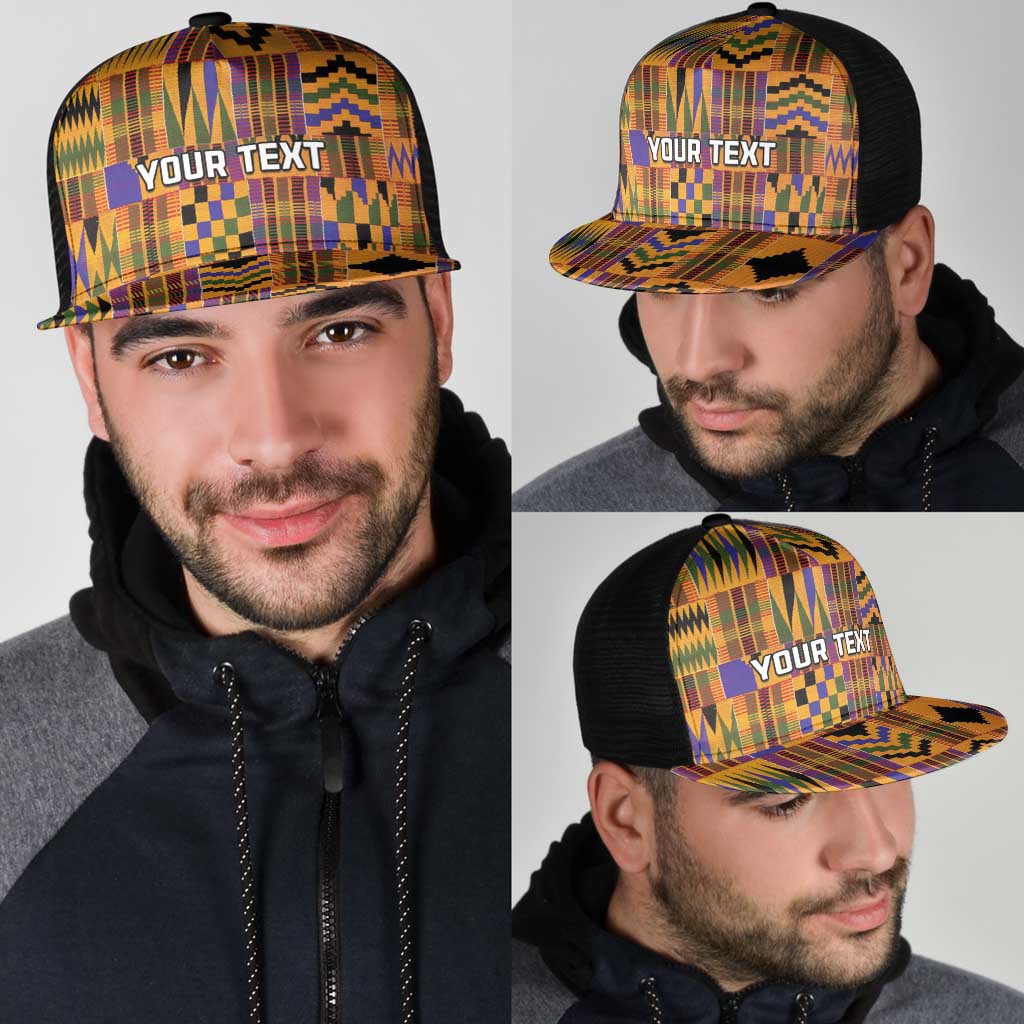 Kente African Pattern Mesh Trucker Cap - Wonder Print Shop
