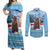 Switzerland Christmas Marmot Couples Matching Off Shoulder Maxi Dress and Long Sleeve Button Shirt Joyeux Noel - Wonder Print Shop