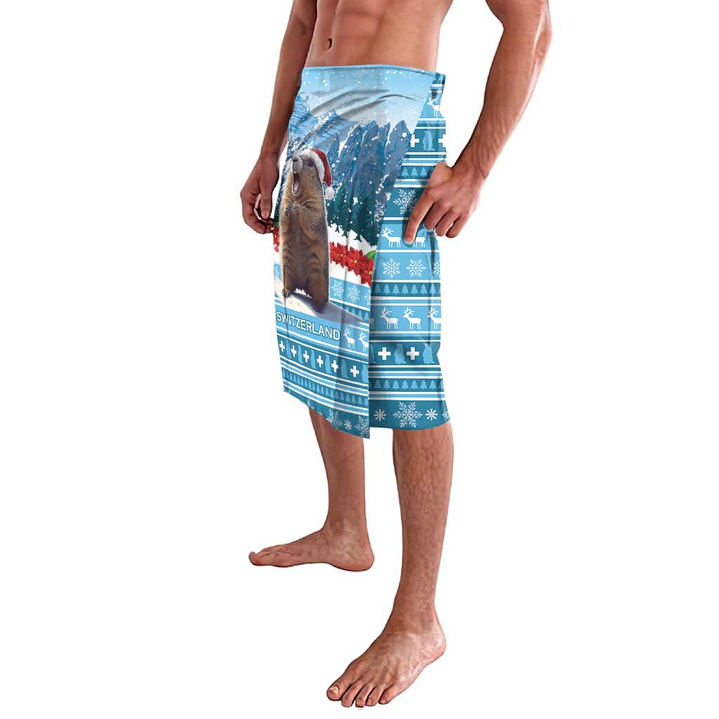 Switzerland Christmas Marmot Lavalava Joyeux Noel - Wonder Print Shop