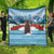 Switzerland Christmas Marmot Quilt Joyeux Noel - Wonder Print Shop