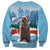 Switzerland Christmas Marmot Sweatshirt Joyeux Noel - Wonder Print Shop