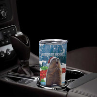 Switzerland Christmas Marmot Tumbler Cup Joyeux Noel - Wonder Print Shop