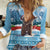 Switzerland Christmas Marmot Women Casual Shirt Joyeux Noel - Wonder Print Shop
