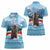 Switzerland Christmas Marmot Women Polo Shirt Joyeux Noel - Wonder Print Shop