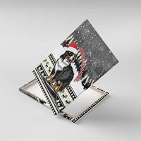 Switzerland Christmas Bernese Mountain Dog Canvas Wall Art Joyeux Noel - Wonder Print Shop