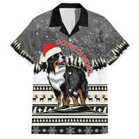 Switzerland Christmas Bernese Mountain Dog Family Matching Tank Maxi Dress and Hawaiian Shirt Joyeux Noel - Wonder Print Shop