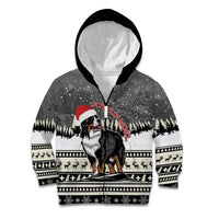 Switzerland Christmas Bernese Mountain Dog Kid Hoodie Joyeux Noel - Wonder Print Shop