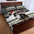 Switzerland Christmas Bernese Mountain Dog Quilt Bed Set Joyeux Noel - Wonder Print Shop