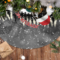Switzerland Christmas Bernese Mountain Dog Tree Skirt Joyeux Noel - Wonder Print Shop