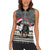 Switzerland Christmas Bernese Mountain Dog Women Sleeveless Polo Shirt Joyeux Noel - Wonder Print Shop