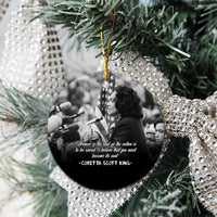 Civil Rights Leaders Peaceful Courage Ceramic Ornament Coretta Scott King - Wonder Print Shop