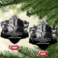 Civil Rights Leaders Peaceful Courage Ceramic Ornament Coretta Scott King - Wonder Print Shop