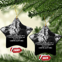 Civil Rights Leaders Peaceful Courage Ceramic Ornament Coretta Scott King - Wonder Print Shop