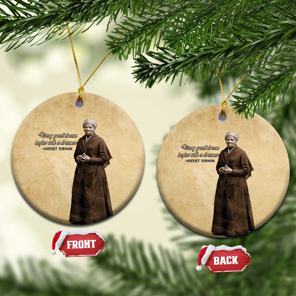 Civil Rights Leaders Blossoming Equality Ceramic Ornament Harriet Tubman - Wonder Print Shop