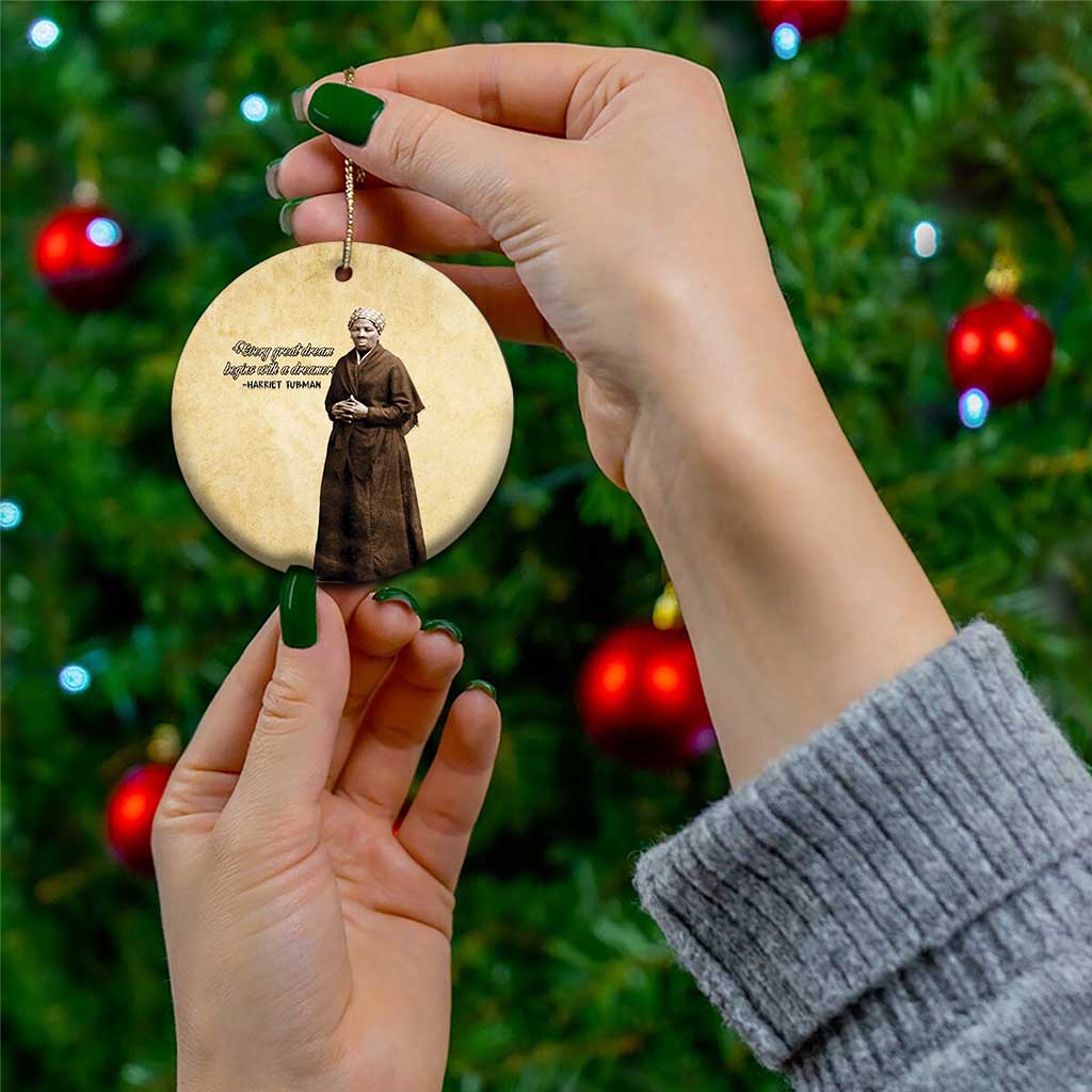 Civil Rights Leaders Blossoming Equality Ceramic Ornament Harriet Tubman - Wonder Print Shop